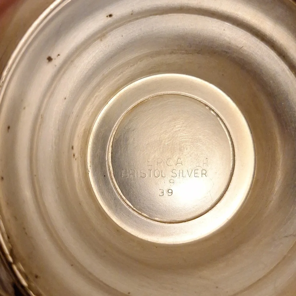 Silver Creamer Dish Bristol Silver
